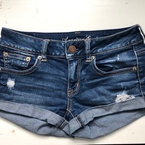 American Eagle Shortie Jean Shorts